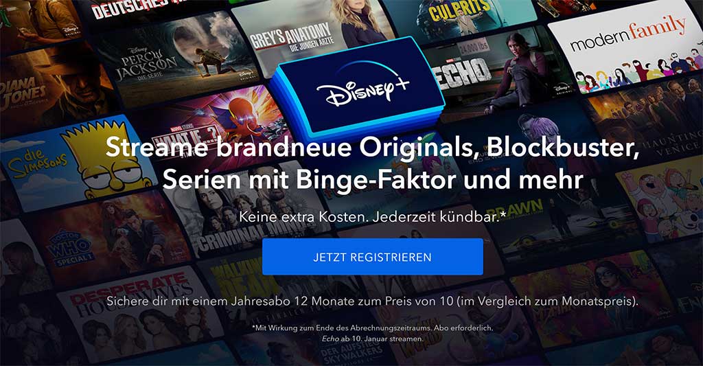 Screenshot Disney Plus